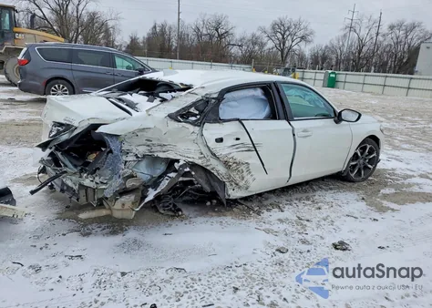 2025 Honda Civic Sport z USA, uszkodzony, nr VIN 2HGFE4F82SH339102